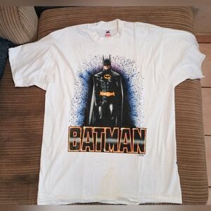 Vintage Batman Graphic T-Shirt in White " 1989"